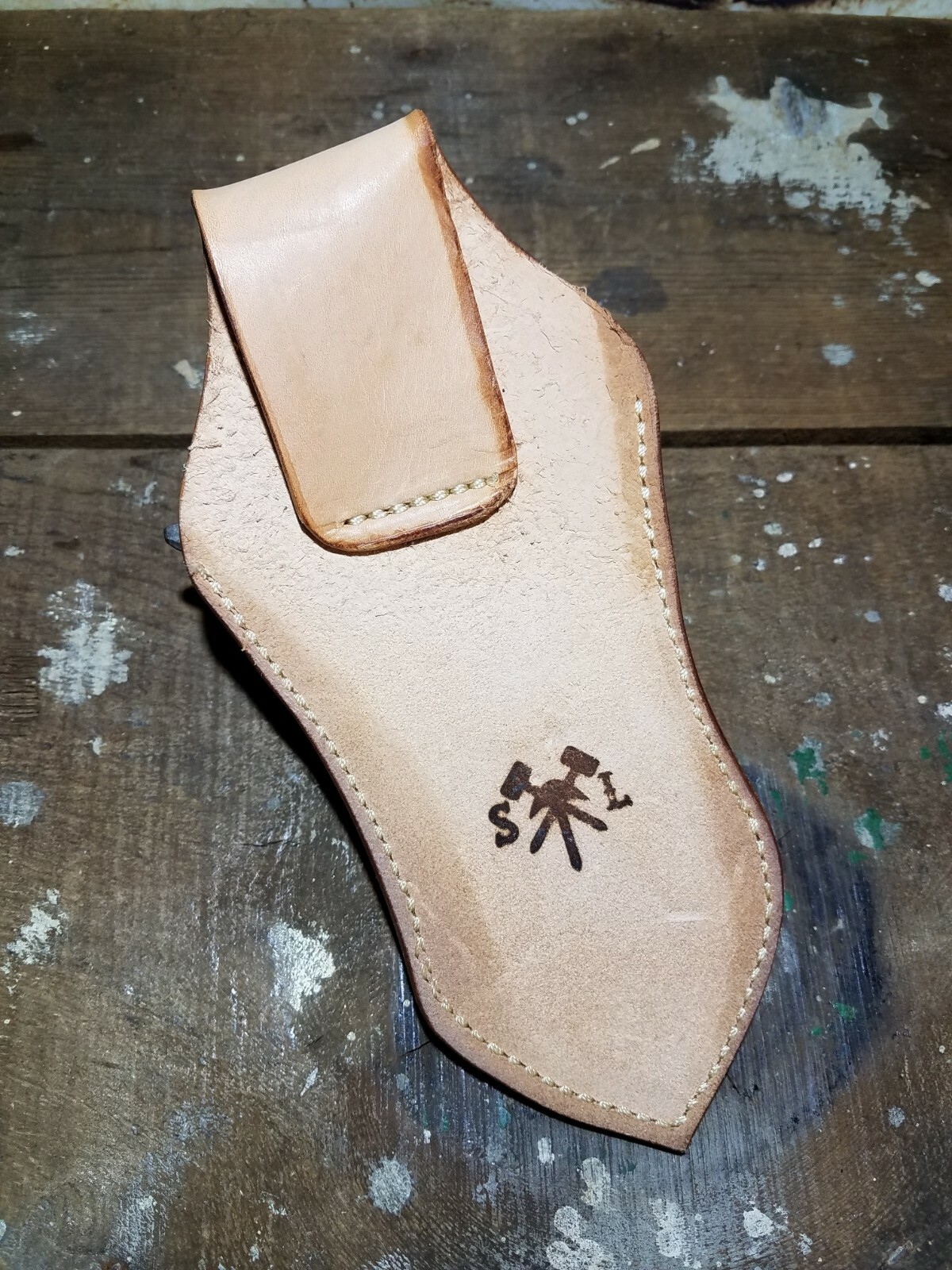 CUSTOM LEATHER: PLIERS POUCH: HEAVY DUTY: HANDMADE & MADE TO ORDER USA