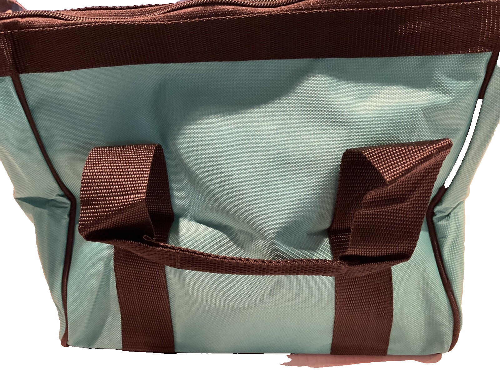 MAKITA Brand Tool Bag Small 11 x 10 x8 Canvas Zipper Handles teal black NEW