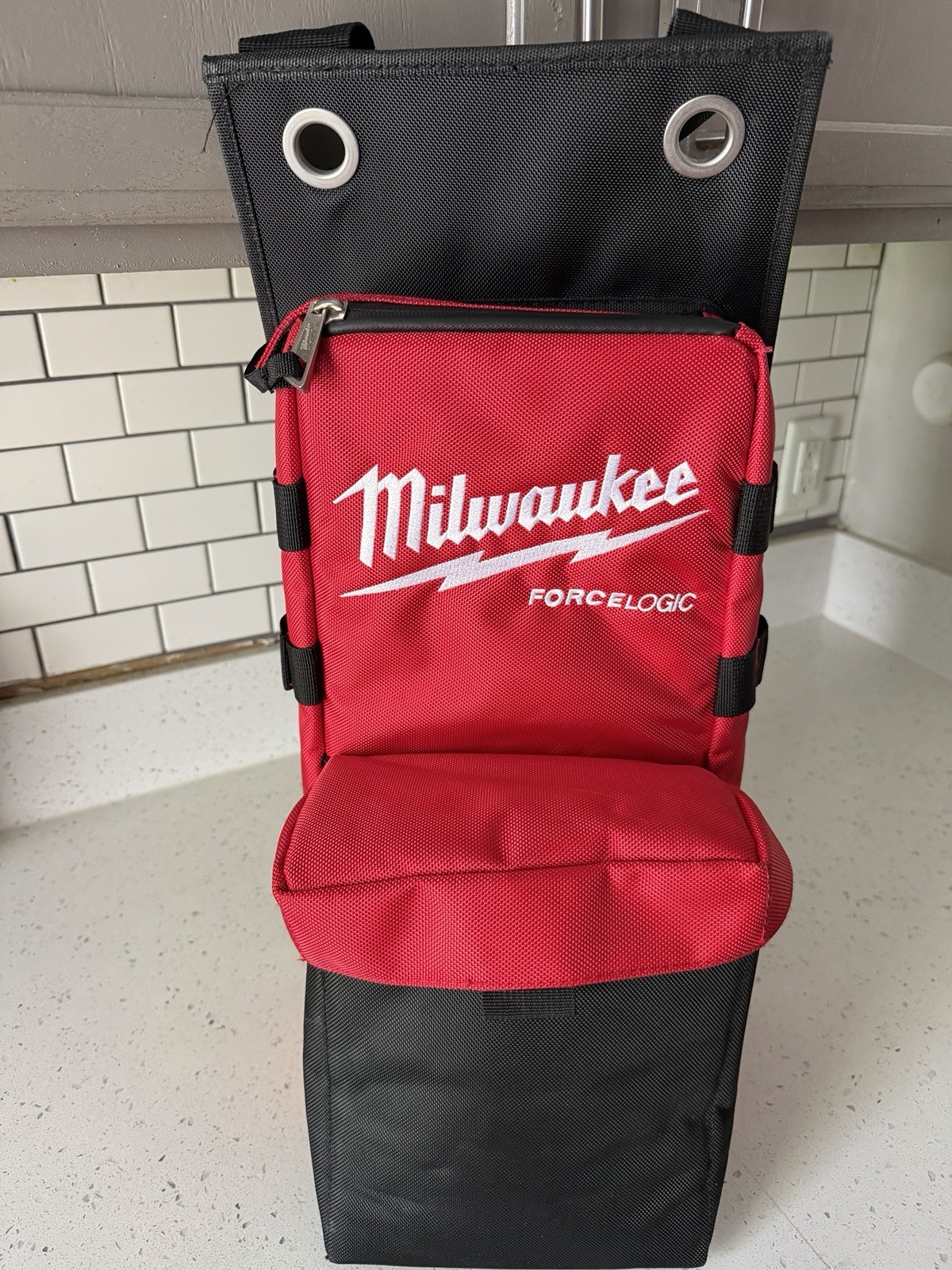 Milwaukee Force Logic Tool Bag Red/Black with Handle, 1 Item
