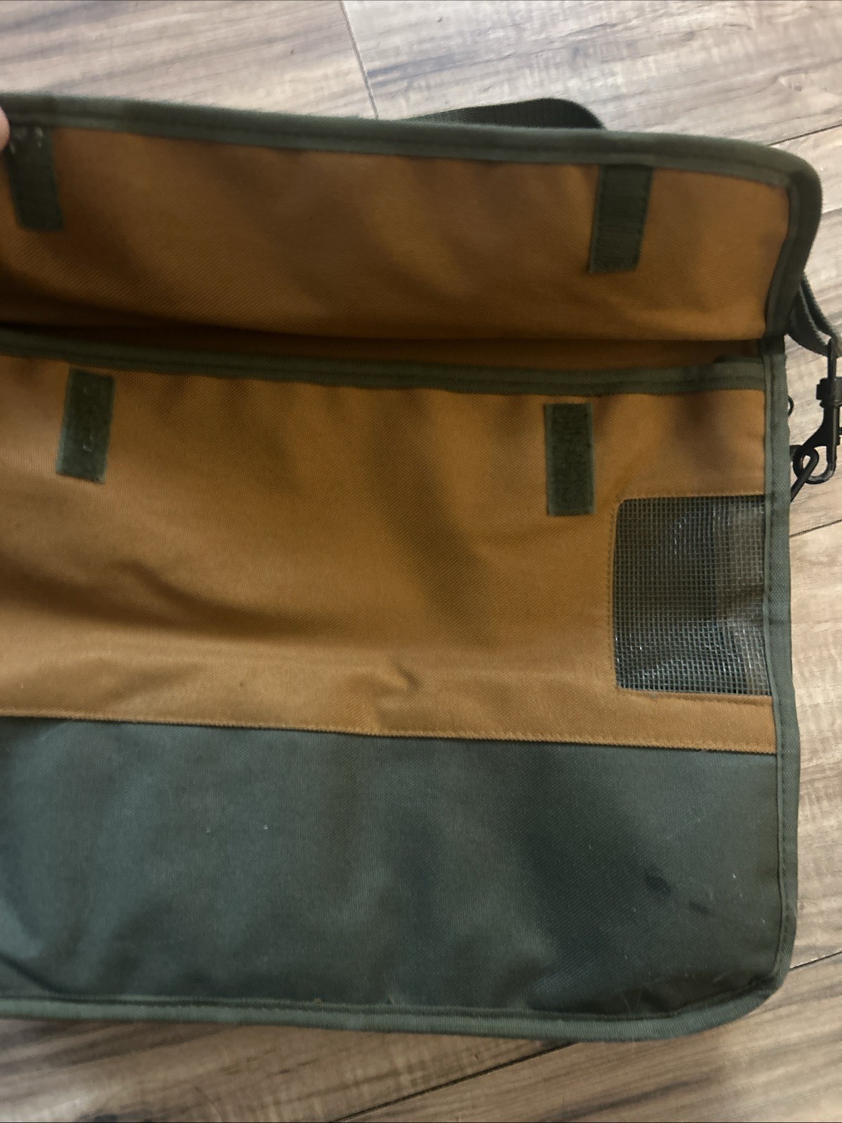 Bucket Boss Canvas Tool Messenger Style Shoulder Bag Work 17x13in