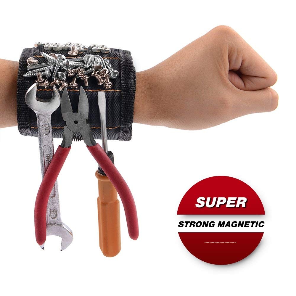 G0010A 2 Pack 15 Magnetic Wristband Holding Screws Nails Drill Bits Gadgets T…