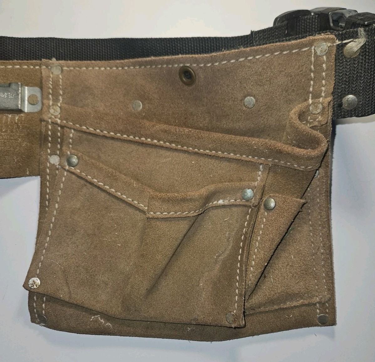 CLC Custom Leathercraft Carpenters Work Leather Tool Belt VTG 18″