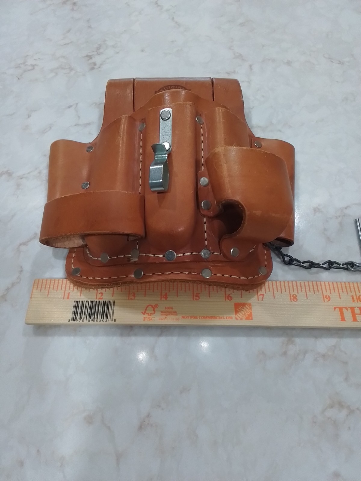 Nicholas Work Gear Top Grain Cowhide Tool Pouch 5×865 603 Made in USA