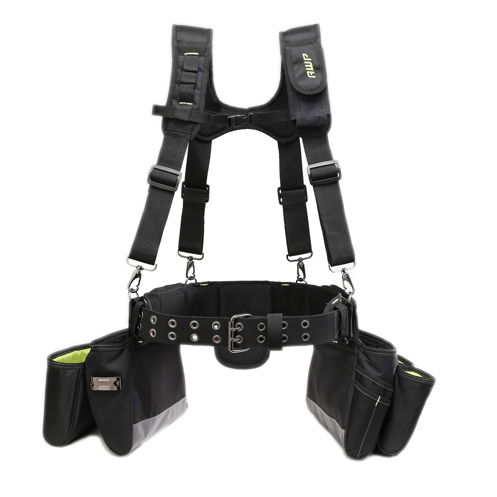 Tool Belt Rig, Durable HeavyDuty MultiPocket Organizer, Adjustable Waist Belt…