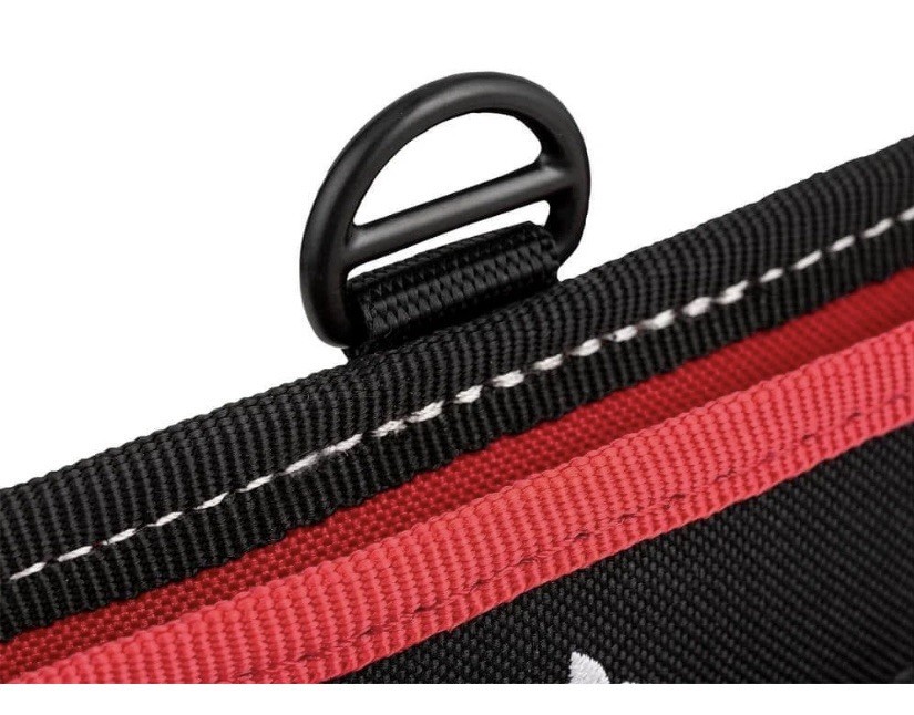 Husky Tool Belt Pouch 3 Pocket Clip On 7 in Water Resistant Heavy Duty Storage