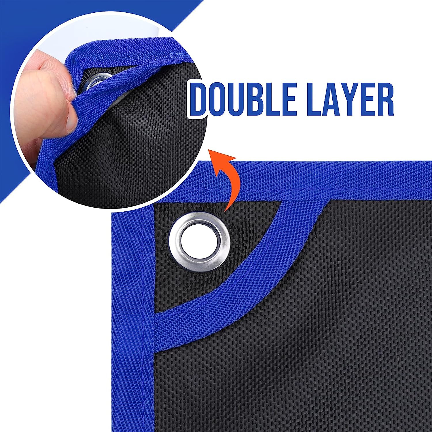 Wrench Roll Up Pouch – Wrench Organizer with 12+1 Pockets Wrench Bag with Han…