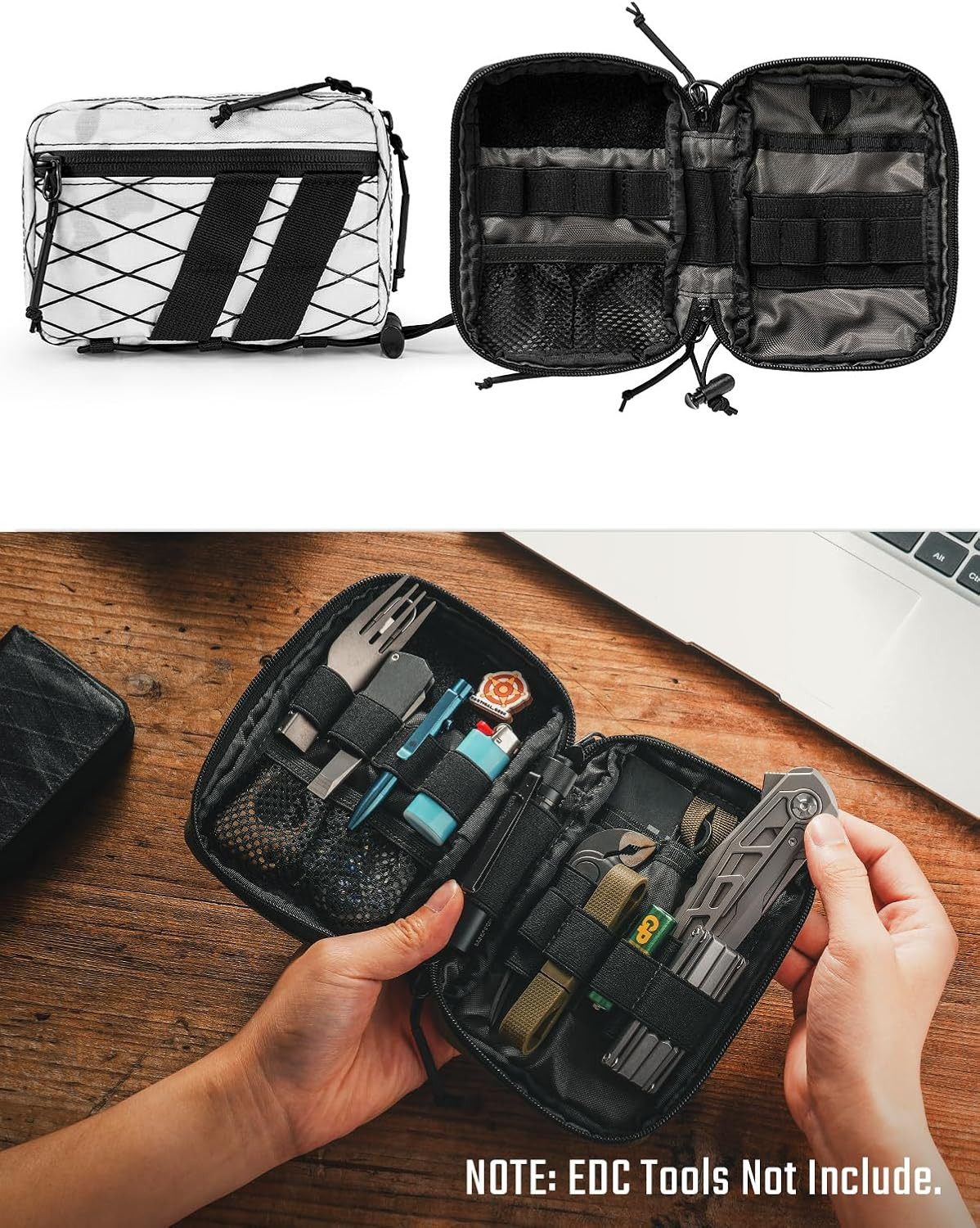 E6.0 Portable Gadget Pouch – Utility Pocket Organizer with Zippers