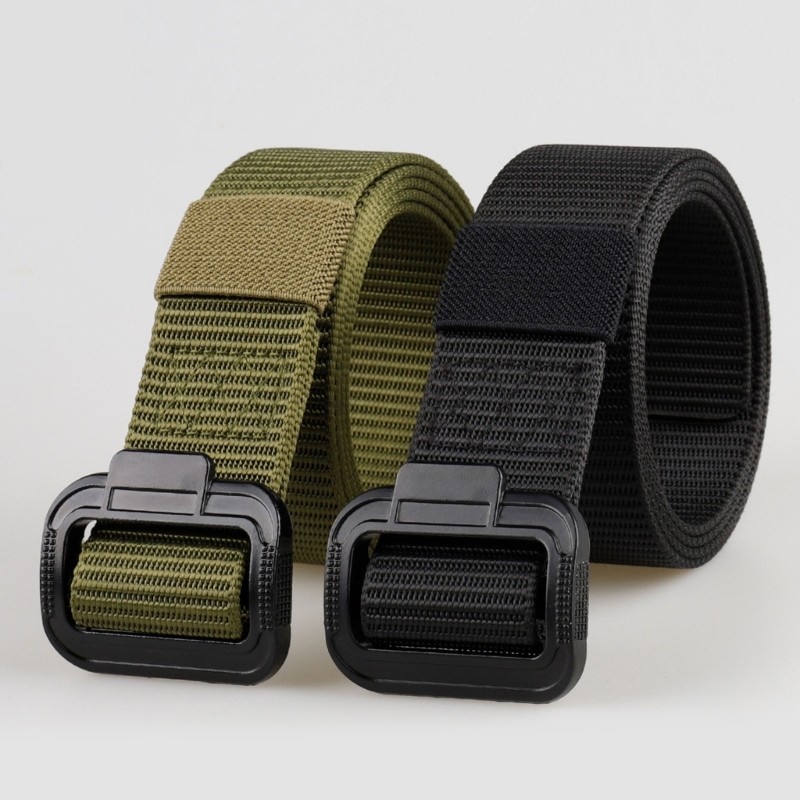 Modern Sport Belt for Women Men Imitation Nylon Fitness Belt With Strong Buckles