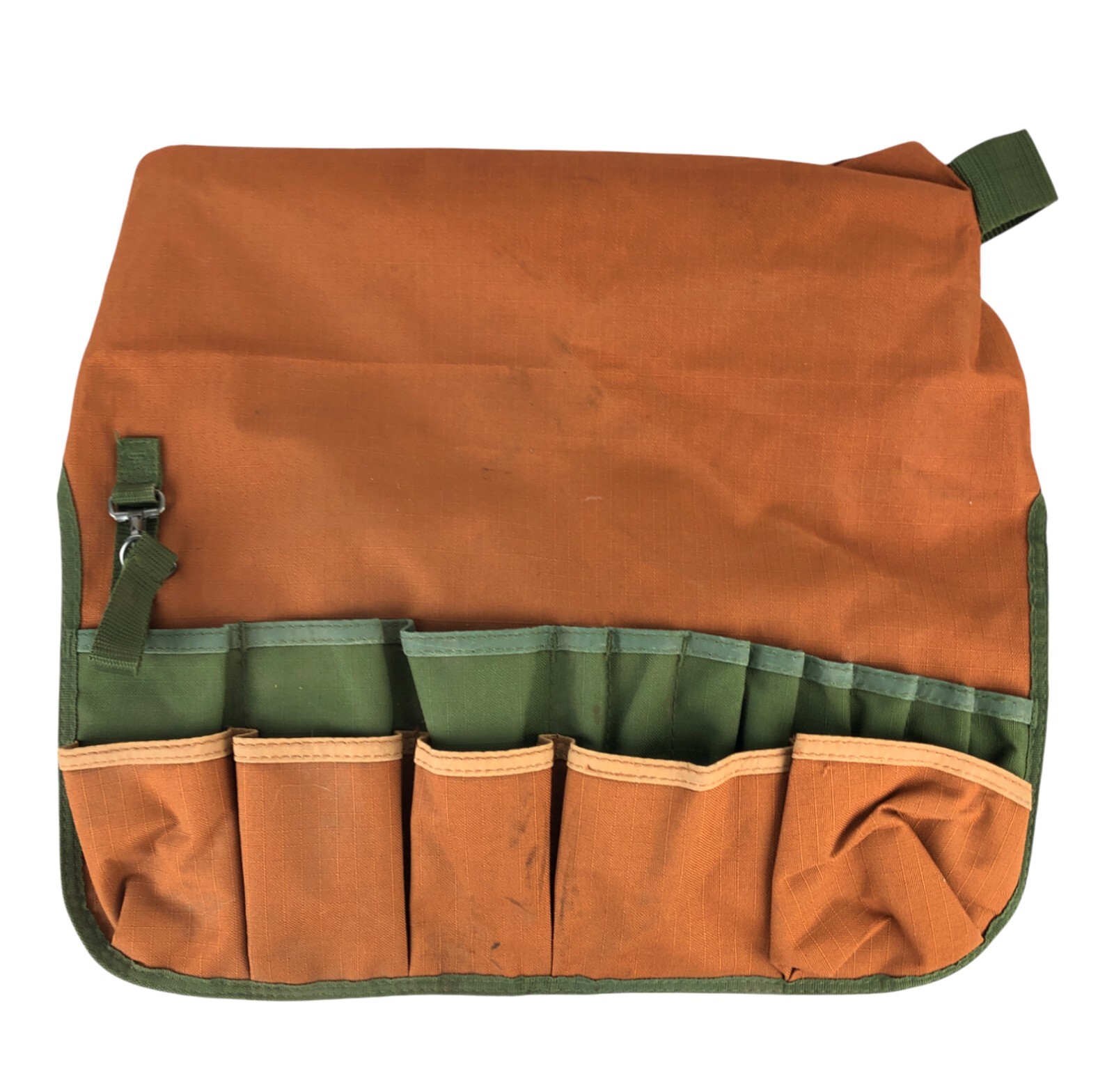 BucketBoss 35 Bucket Tool Belt Organizer Brown 35 Compartments