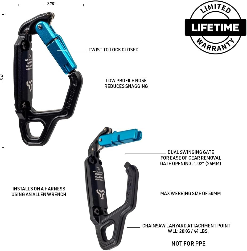 Heavy-Duty Dual-Action Gate Tool Carrier – 1″ Opening, 44 Lb Capacity