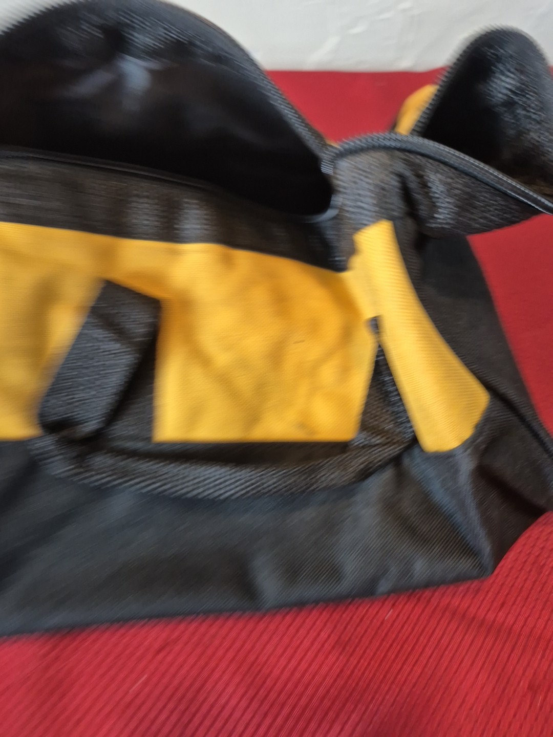 Dewalt Yellow And Black Zipper Bag