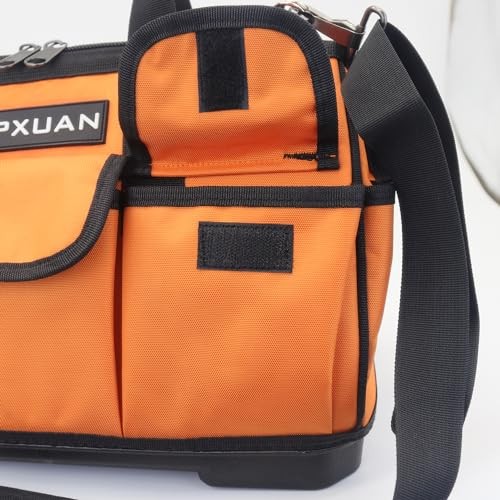Tool Bag 16 Inch Molded Plastic Base Heavy Duty Waterproof Orange YT-STBAG-1601