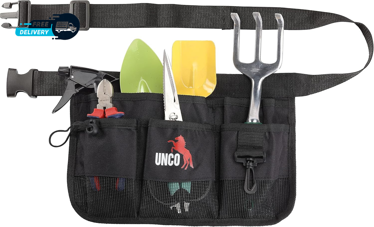 Gardening Belt Garden Tool Belts for Men Waist Apron with Pockets Construction