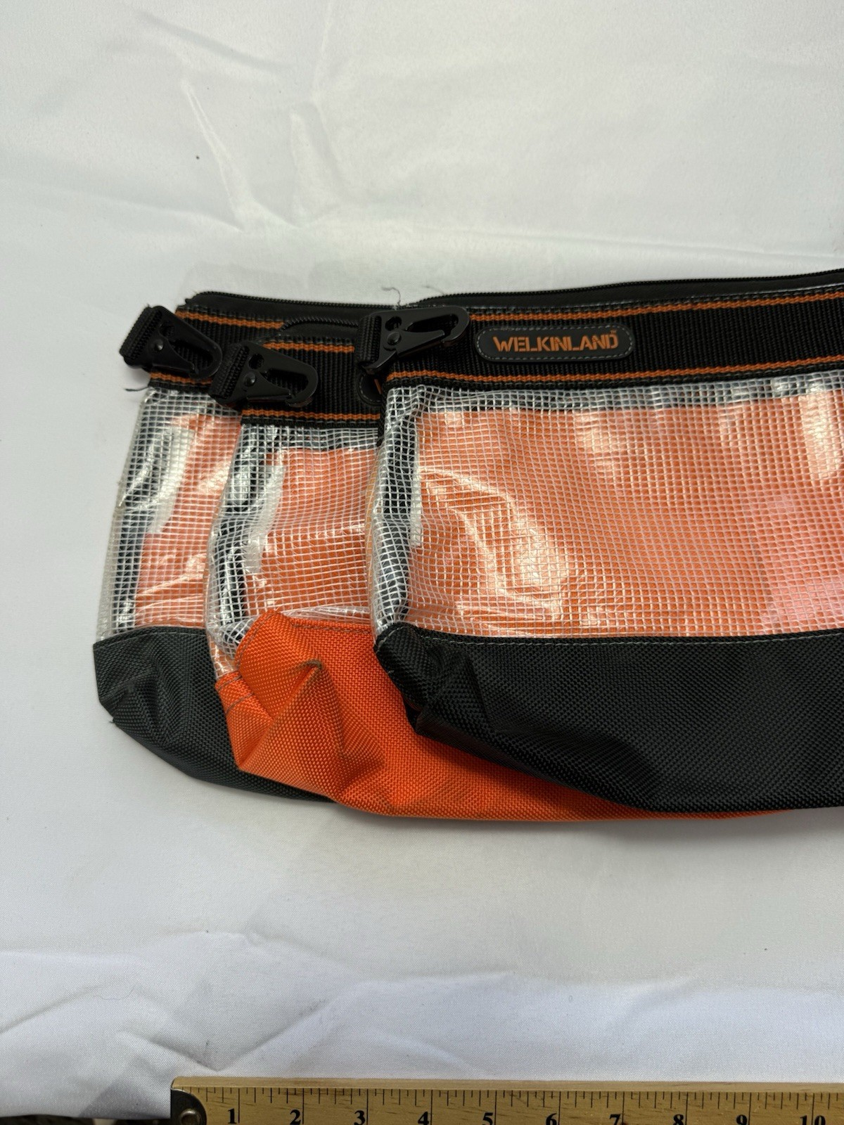 Welkinland Clear Zipper Tool Pouch Set Of 3 Medium Organizers for Tools