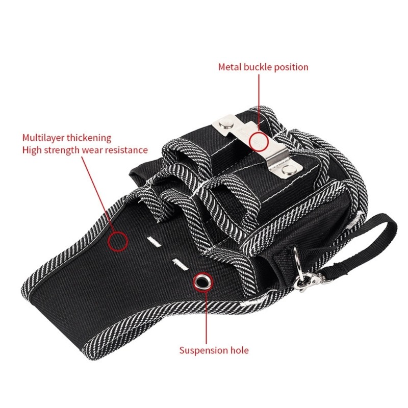 Hardware Tool Storage Belt Bag Pouch Multifunctional Electrician Tool Bag