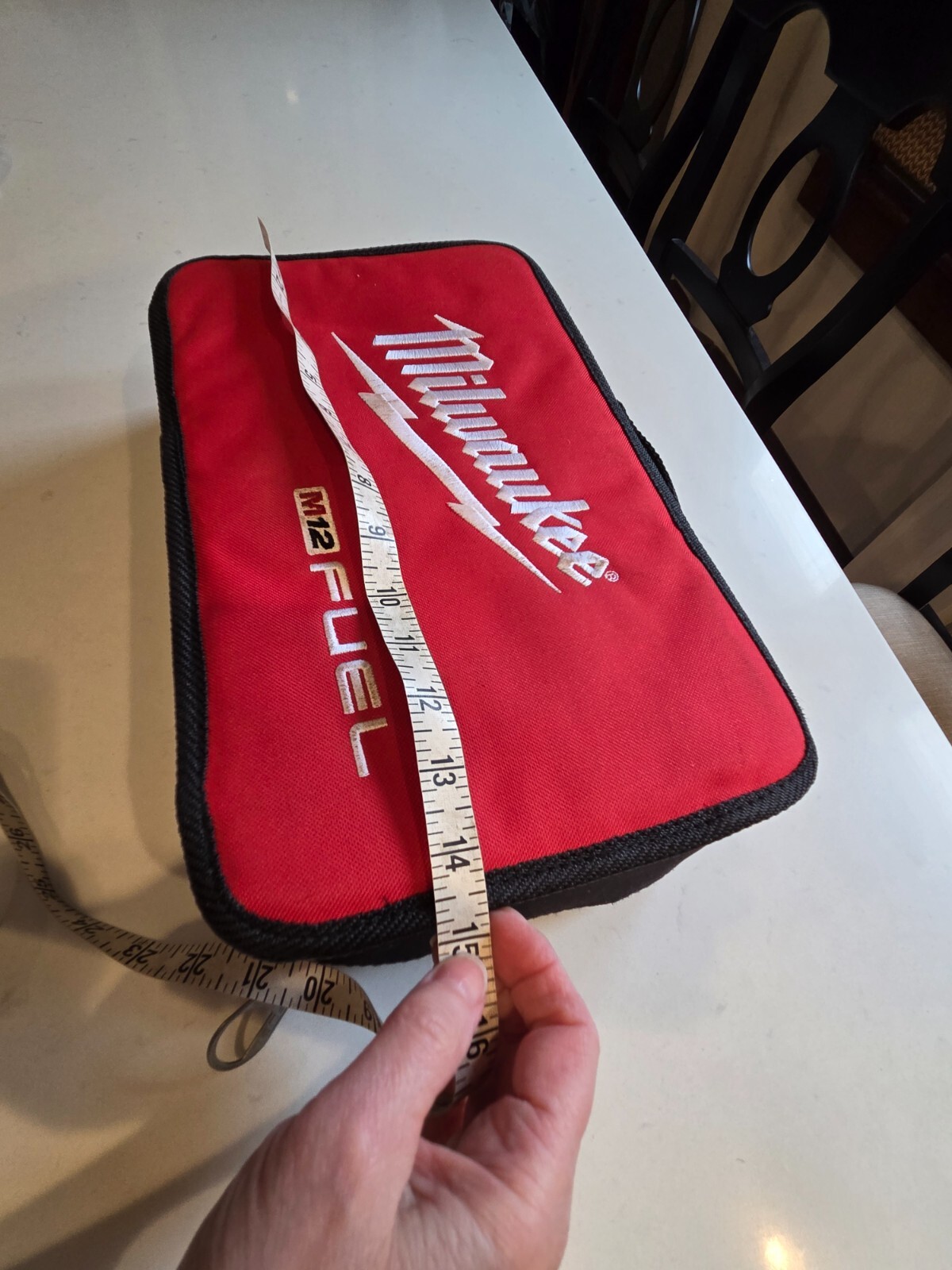 Milwaukee Tool Bag – Tough Industrial High Quality Soft Zip Case Power Pro Red