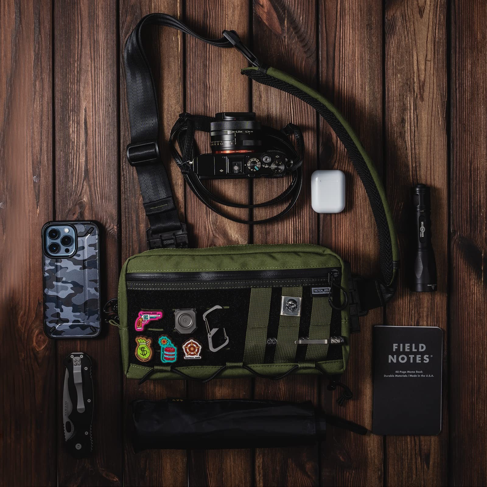 Tactical_Geek Tacticalgeek Cache L3 Edc Sling Bag Chest Lightweight Shoulder
