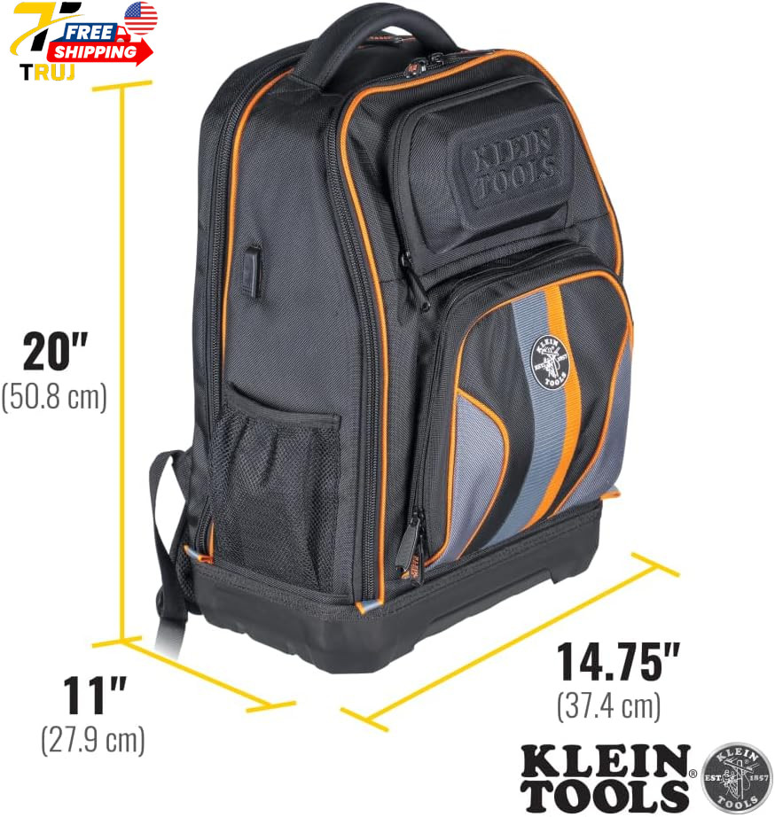 62805BPTECH 28-Pocket Laptop Backpack Tool Bag Tradesman Pro Extra-Large Tech T
