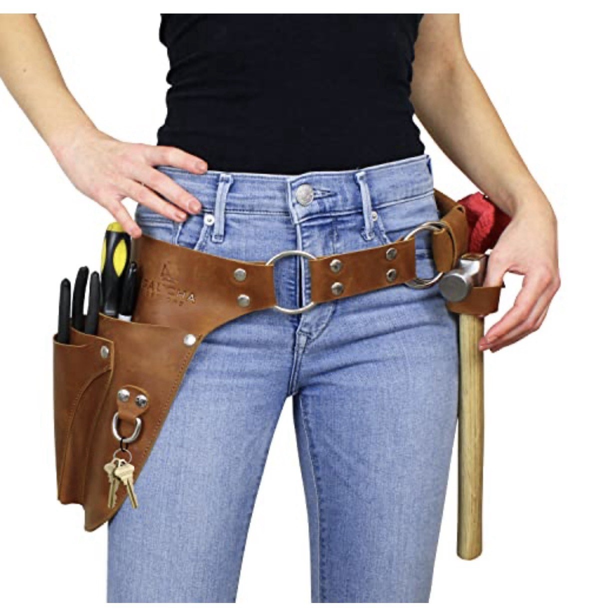 Gaucha Leather Garden Tool Belt – Womens tool belt, Utility Belt Ap
