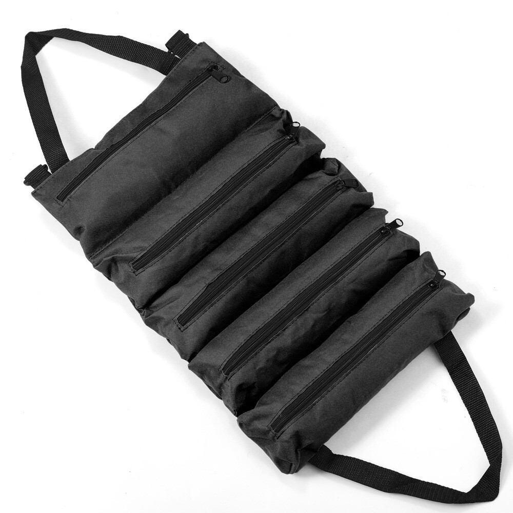 Tool Roll Up Bag Heavy Duty Tool Organizer Portable Storage Hanging on the Wall