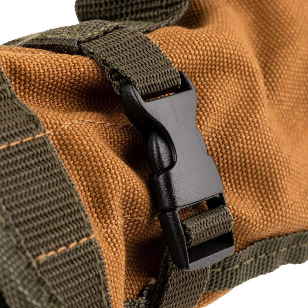 Tool Bag Roll 26″W 25-Pockets Heavy-Duty Canvas Rolled Up Quick-Release Buckles