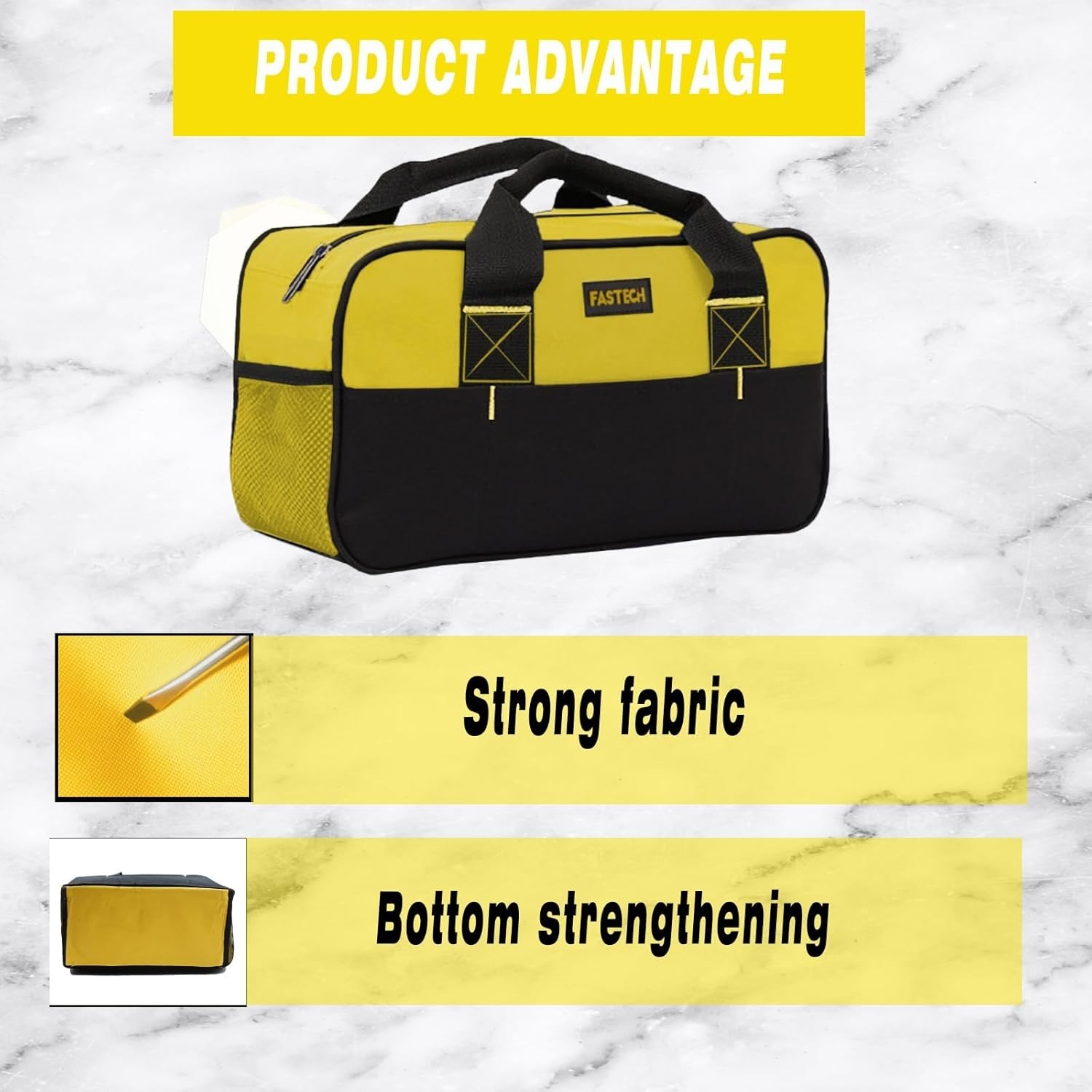 Heavy-Duty Waterproof Tool Bag with Soft Handle – Great for Professionals