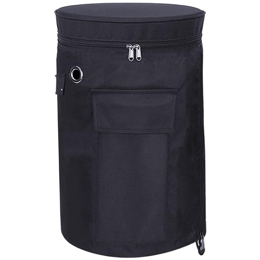 Black 600D Oxford Propane Tank Cover Waterproof with Dual Vents for 5kg 11kg