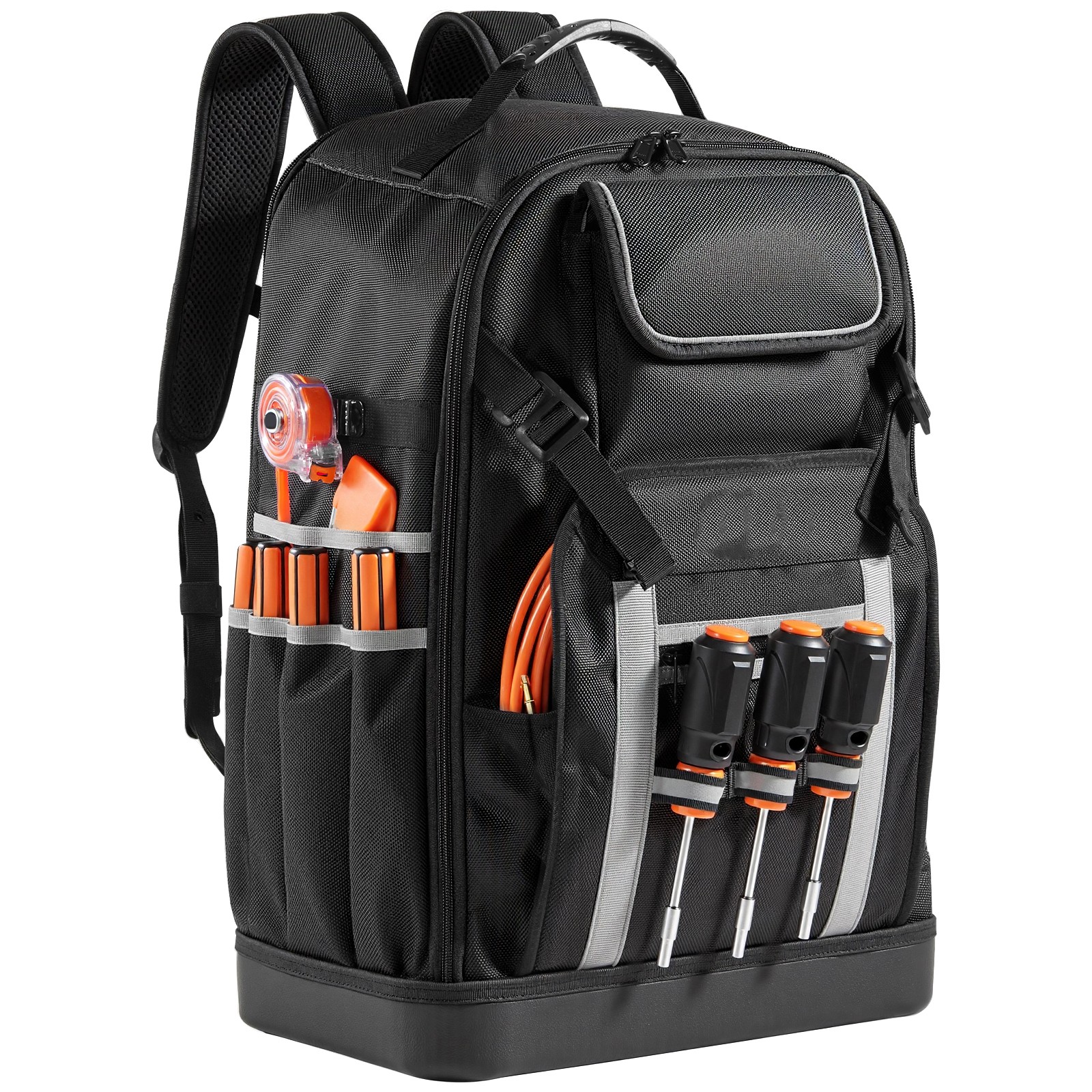 Uimoso Tool Backpack with 56 Pockets, Water-Resistant Design for Electricians