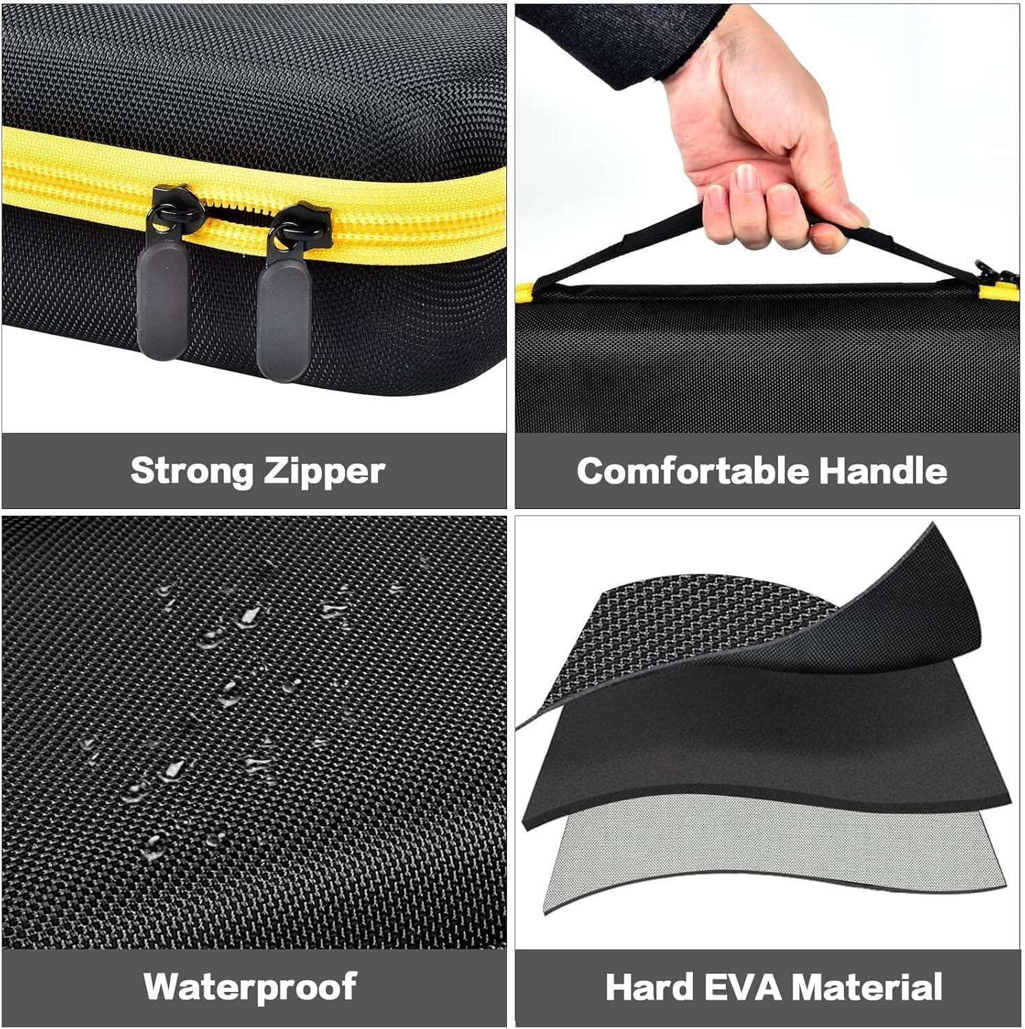 Klein Tools Compatible Zippered Travel Case – 31 Compartments for Cable Testers