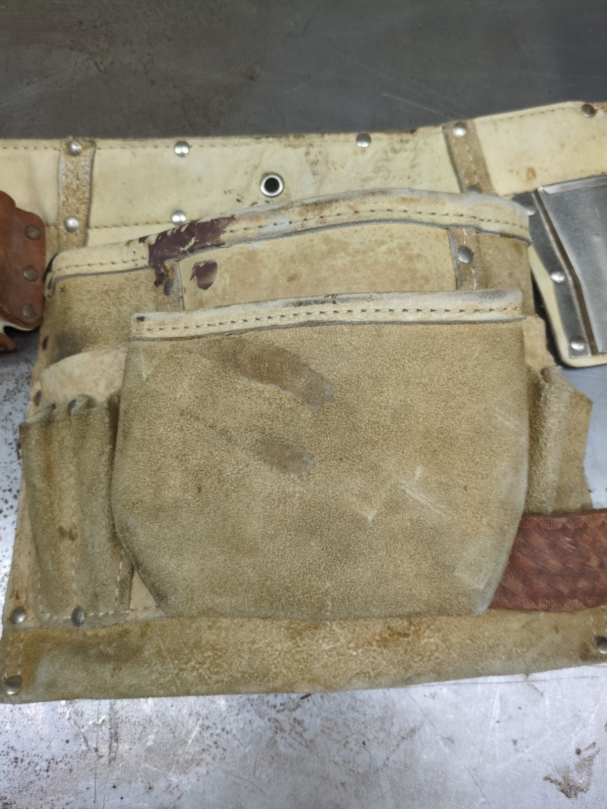 Sears Craftsman Leather Carpenters Tool Belt 37543
