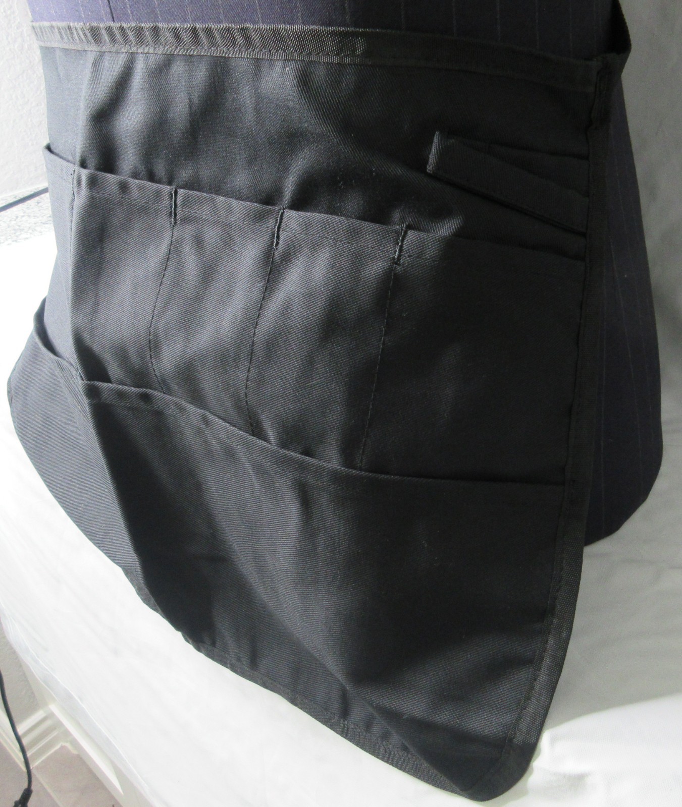 Half Waist Apron Work Garden Utility Washable Canvas 7 Pockets 2 Loops Up to 50″