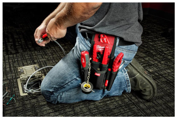 Milwaukee 48-22-8118 1680D Ballistic Compact Utility Pouch, 7 Exterior Pockets