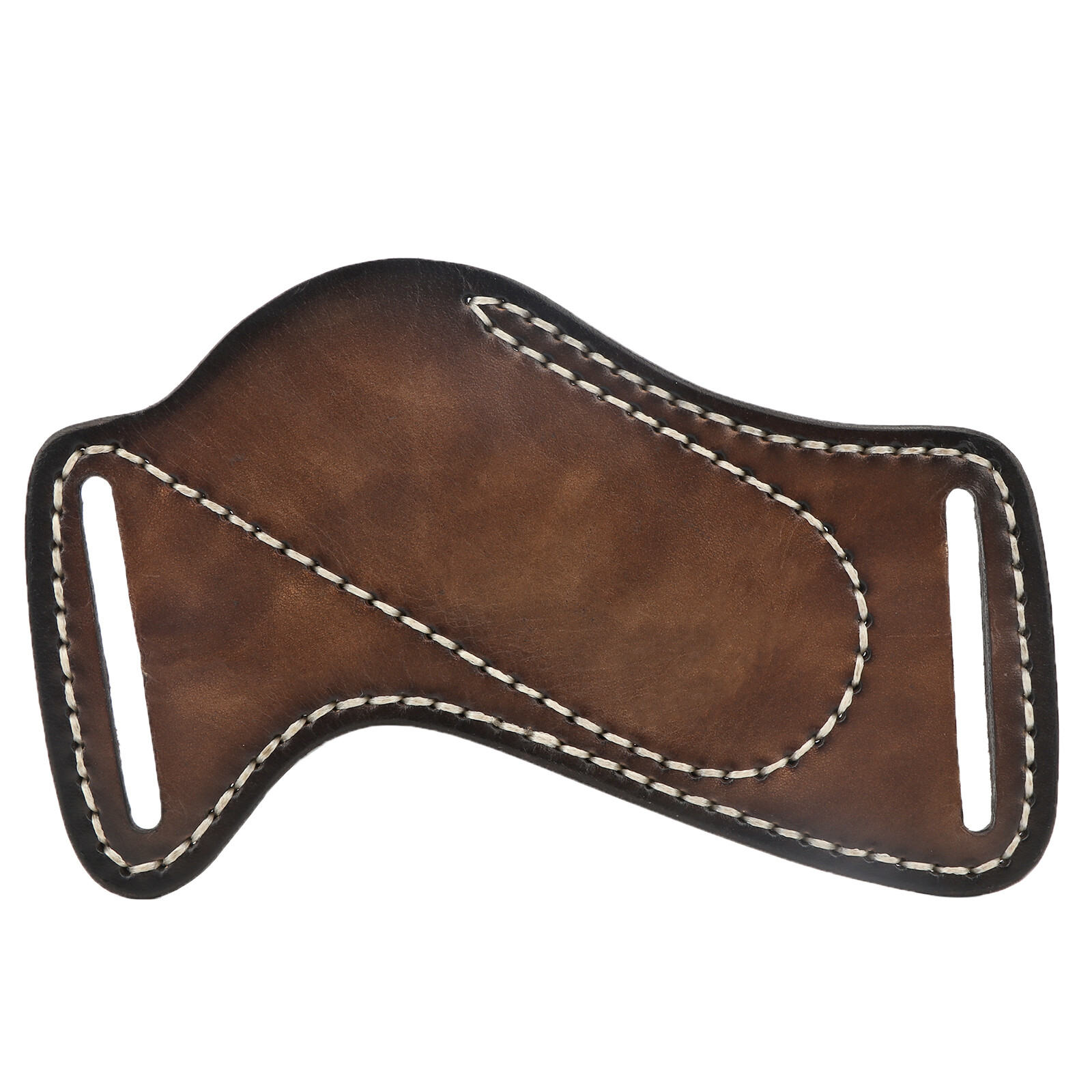 TOURBON Leather Folding Blade Knife Sheath Belt Pouch EDC Knives Pocket Camping