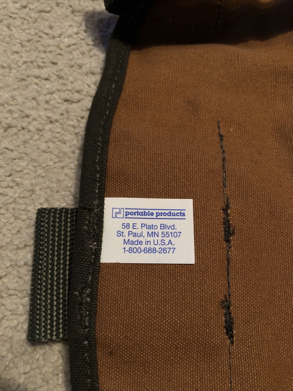 Duck Wear Professional Full Bib Canvas Apron NOS B6