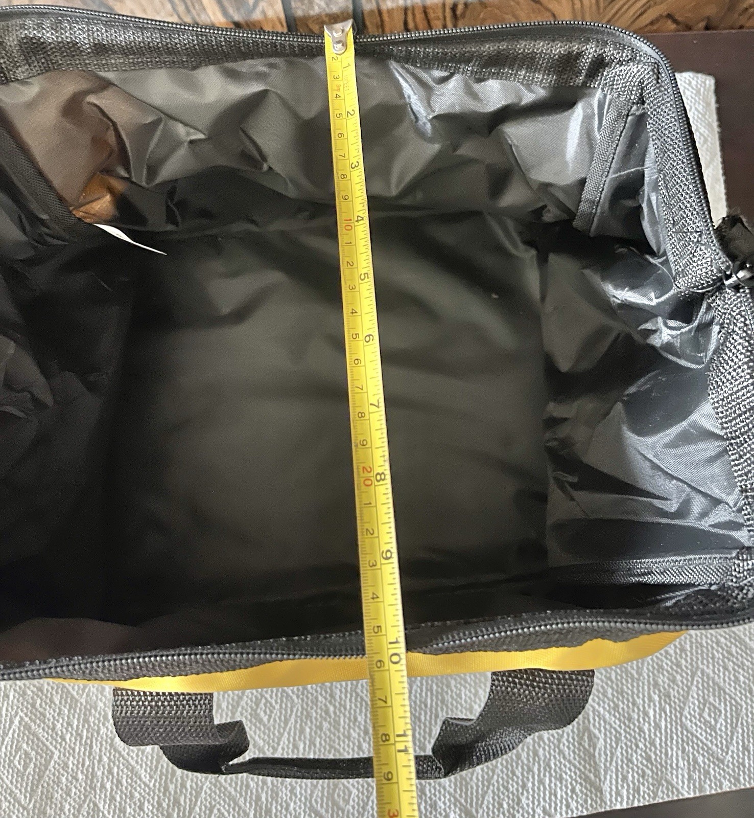 NEW Dewalt Large Nylon 13 x 10 x 10 Collapsable Tool Bag Tote