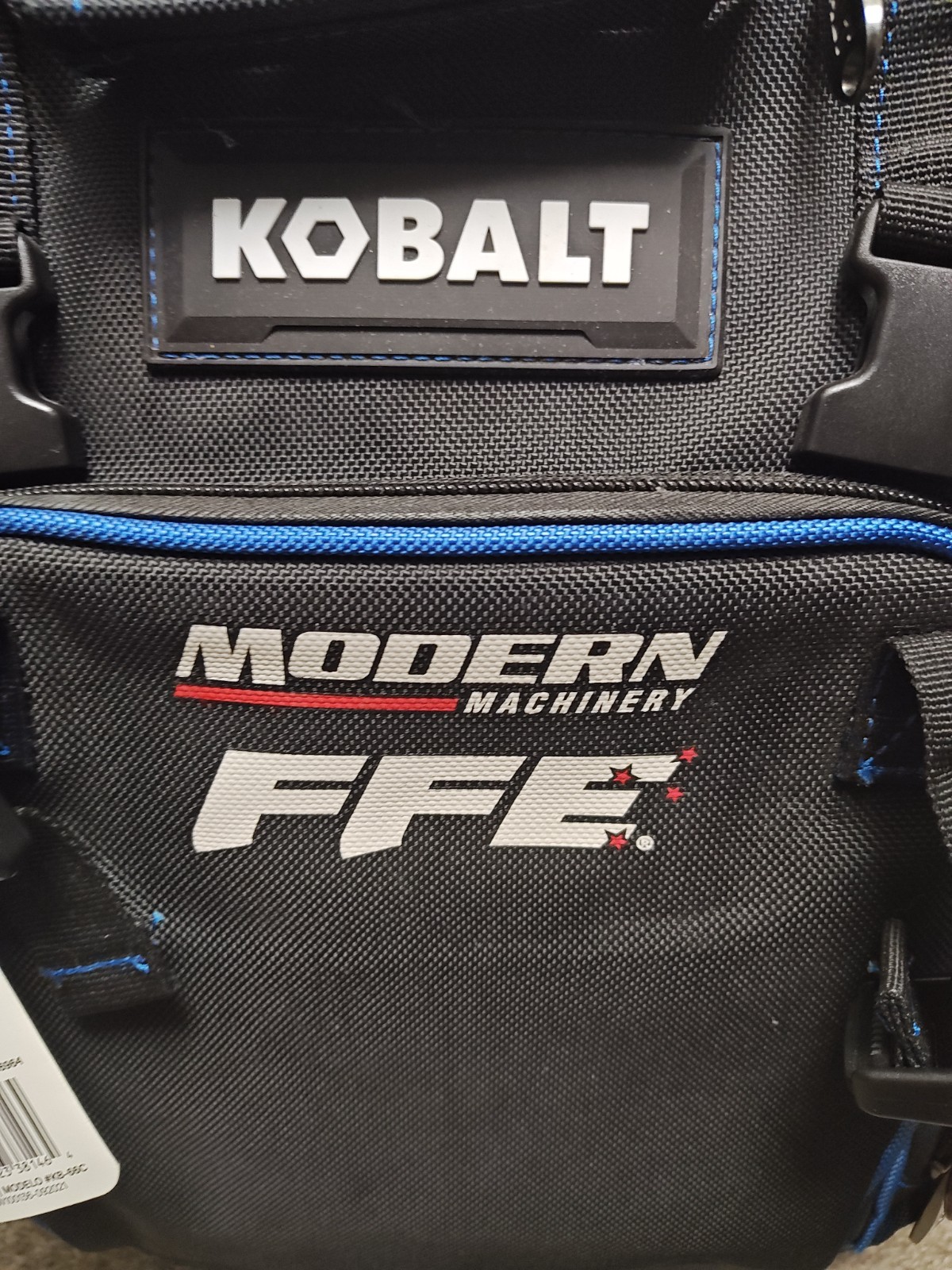 Kobalt Tool Backpack Hard Molded Base FFE 33 Pockets 19*15*8 #2416964