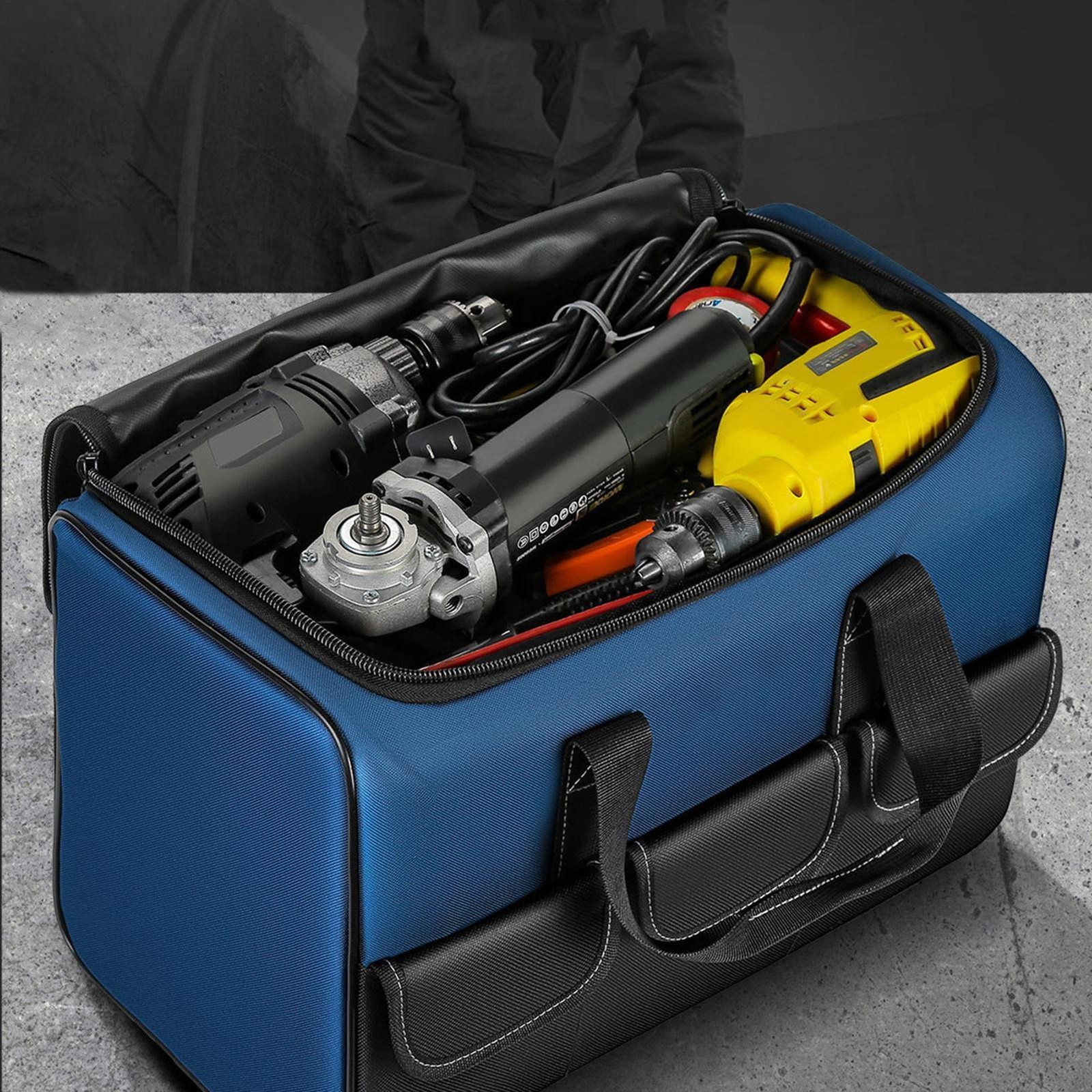 Multifunction Oxford Cloth Tool Bag Waterproof Electrician Tool Storage Tote