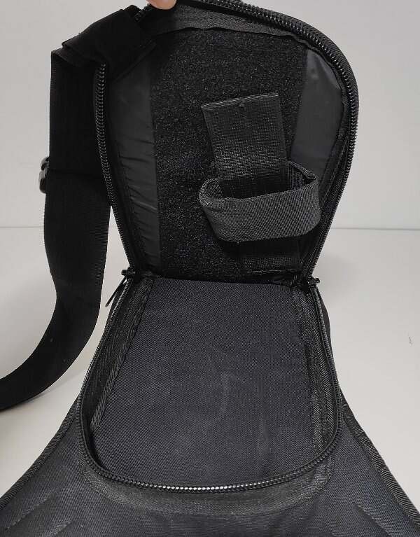 Ranger Supply Room Chest Pack Crossbody Tool Bag Rugged Organzier Black