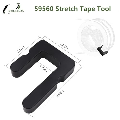 2-Sided 59560 Stretch Belt Tool for GM Lisle 5.3, 6.2 6.6L Gas Engines Black