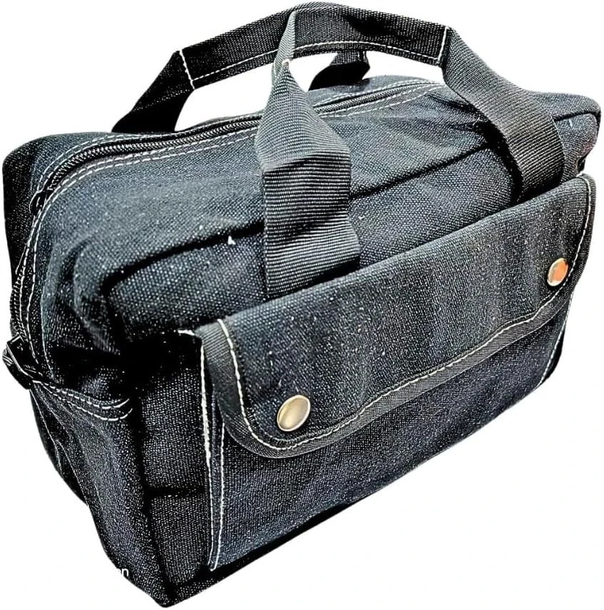Canvas Military Duffle Bag–Water-Resistant,Heavy Duty,Adjustable Strap