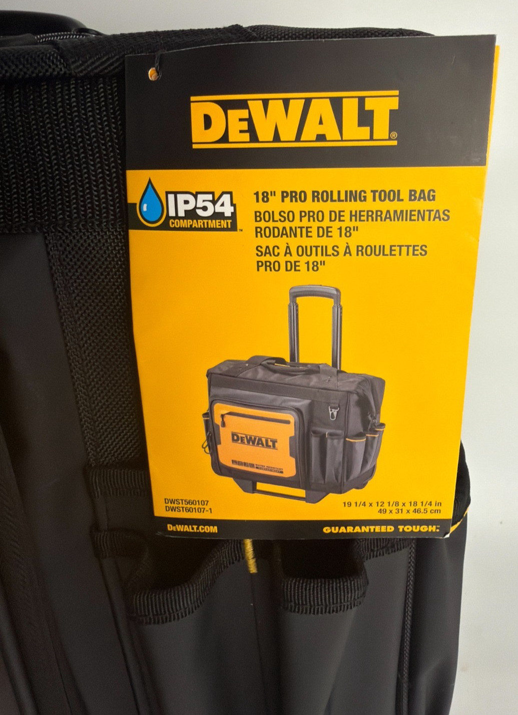 [NEW] DEWALT (DWST560107) 18-In. (457mm) Pro Rolling Tool Bag