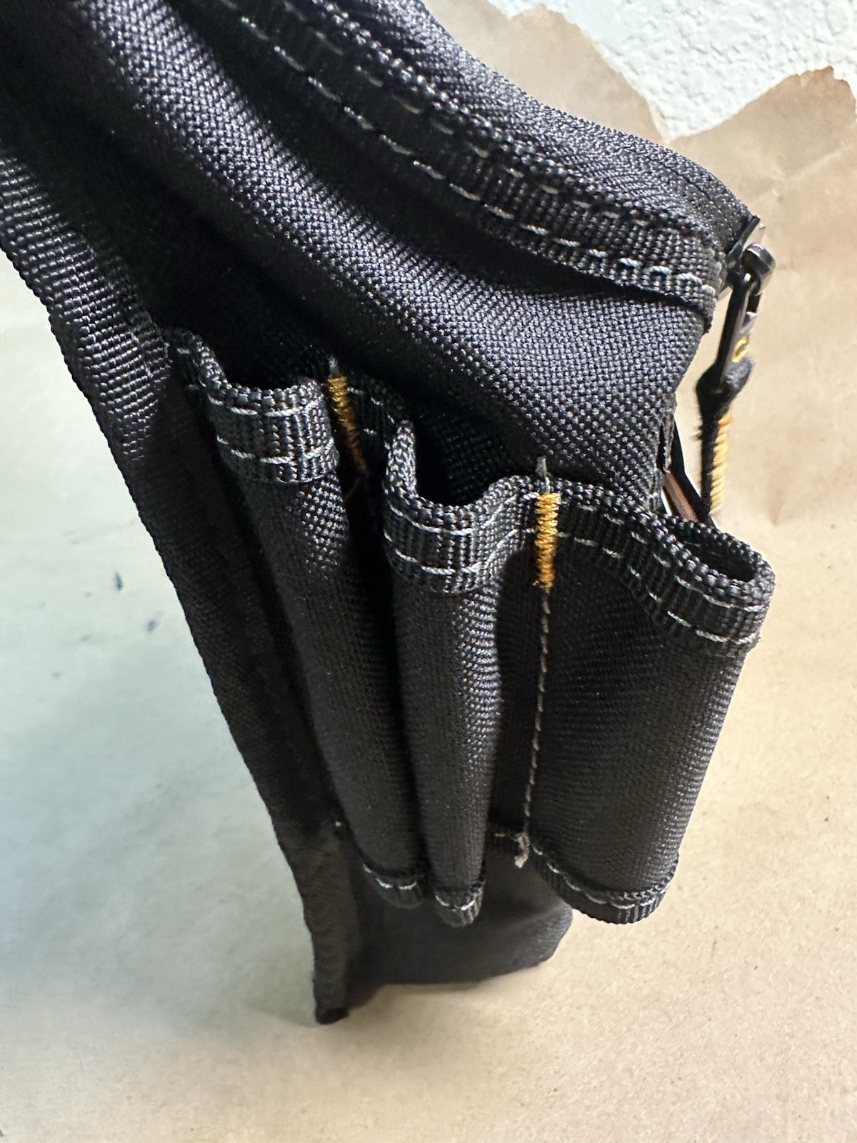 CLC 1524 Medium ZIPTOP Utility Maintenance Electrician Zippered Tool Belt Pouch