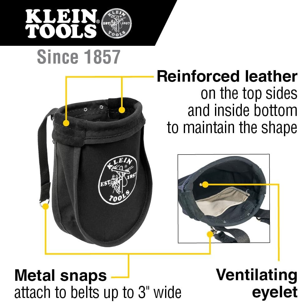 Tool Pouch Utility Carrying Nuts Bolts Interior Pocket Canvas 9X3.5X10-Inch