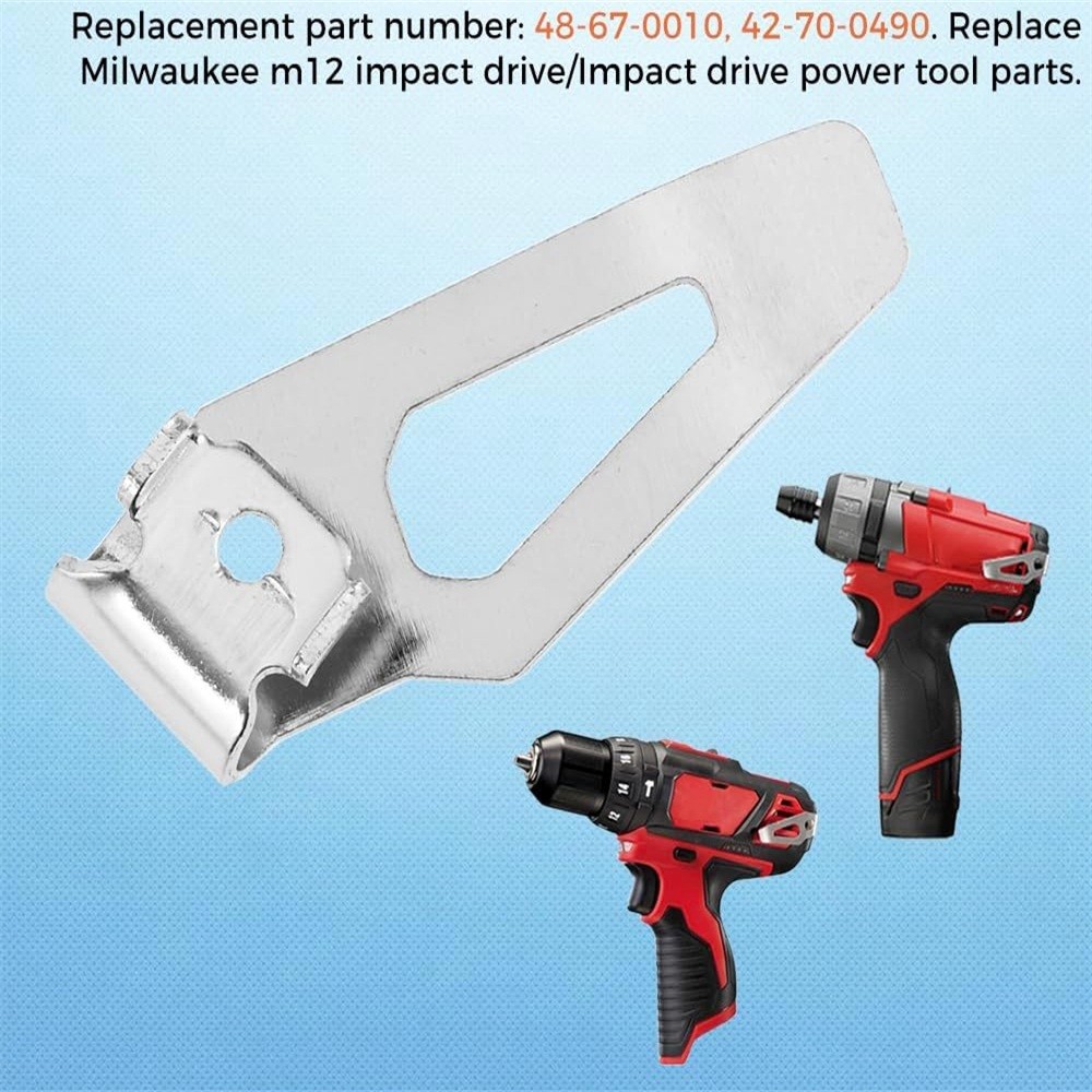 8Pcs 42-70-0490 Belt Clip Hooks Replaces 2401-20 M12 1/4″ Square Impact Wrench