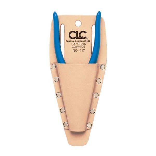Clc Work Gear 417 Tool Pouch, Tool Holster, Tan, Leather, 1 Pockets