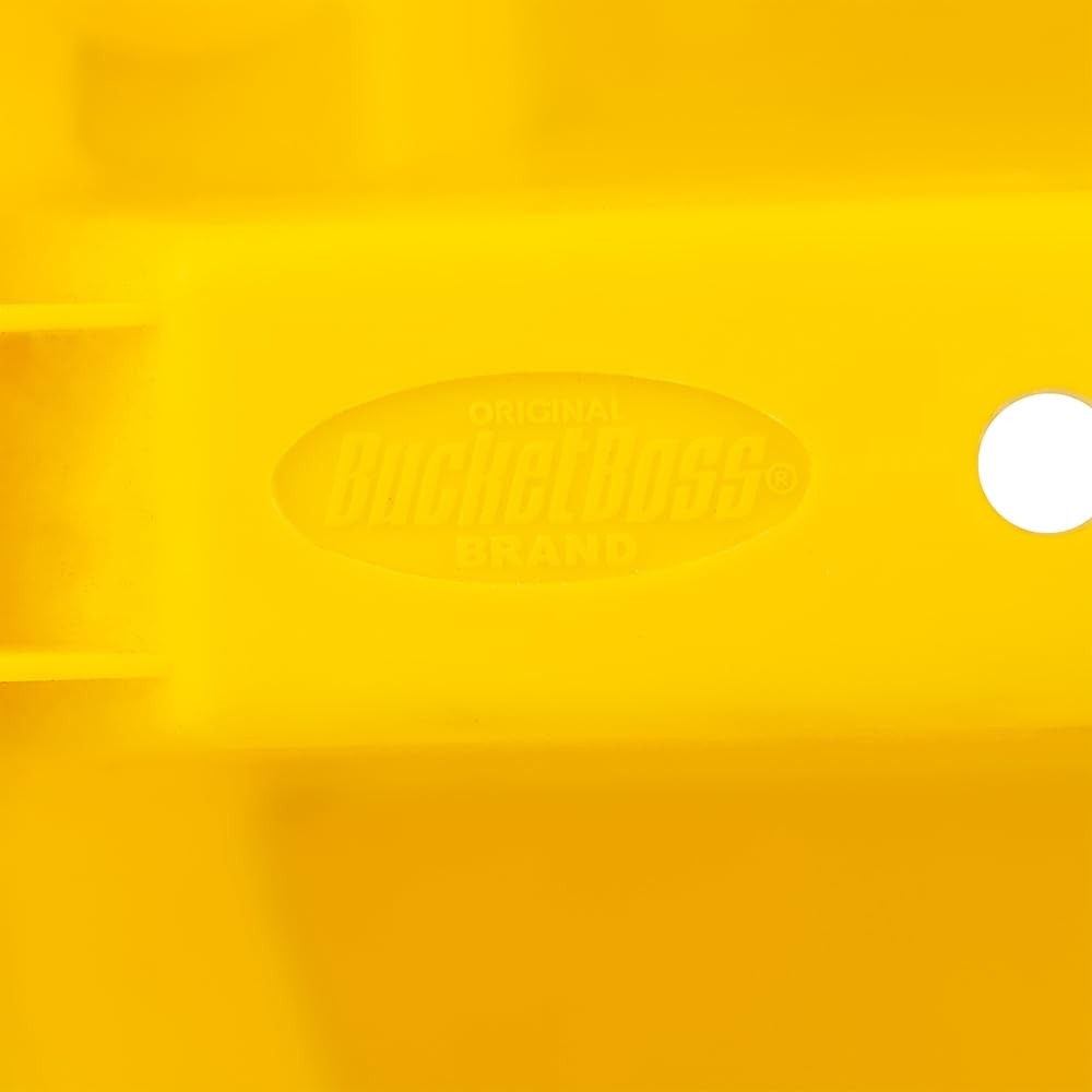 Bucket Boss – Stacker Small Parts 1 Count (Pack of 1), Yellow