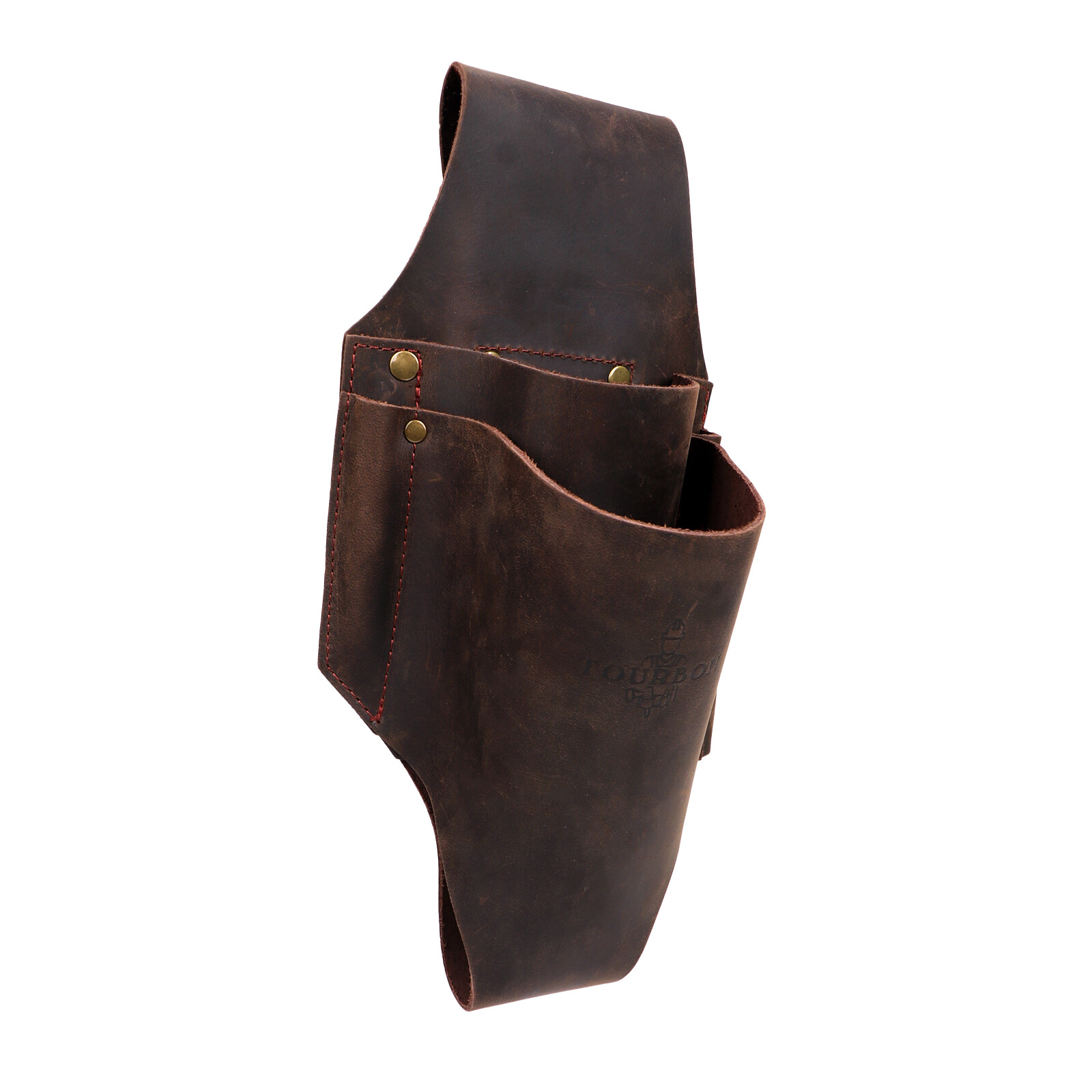 TOURBON Leather Loggers Tools Belt Pouch Tree Felling Bucking Wedge Holster Case