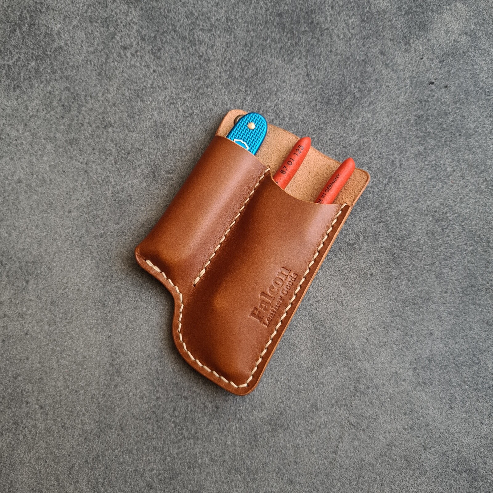 Handmade Leather Sheath for Knipex Pliers Cobra 125 and SAK