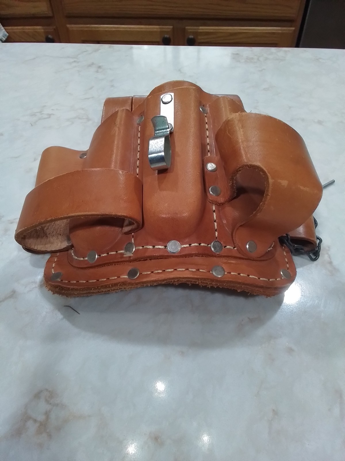 Nicholas Work Gear Top Grain Cowhide Tool Pouch 5×865 603 Made in USA