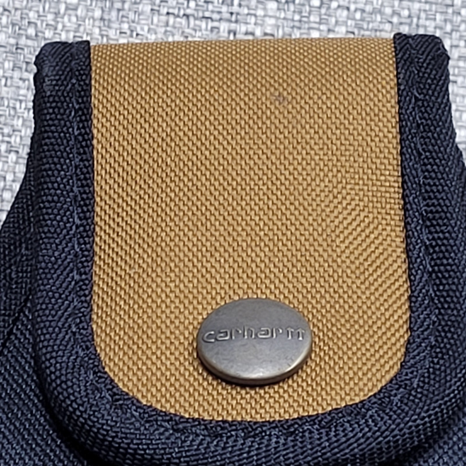 Carhartt Canvas Beverage Holster Tool Belt Attachment Black Can Bottle Holder